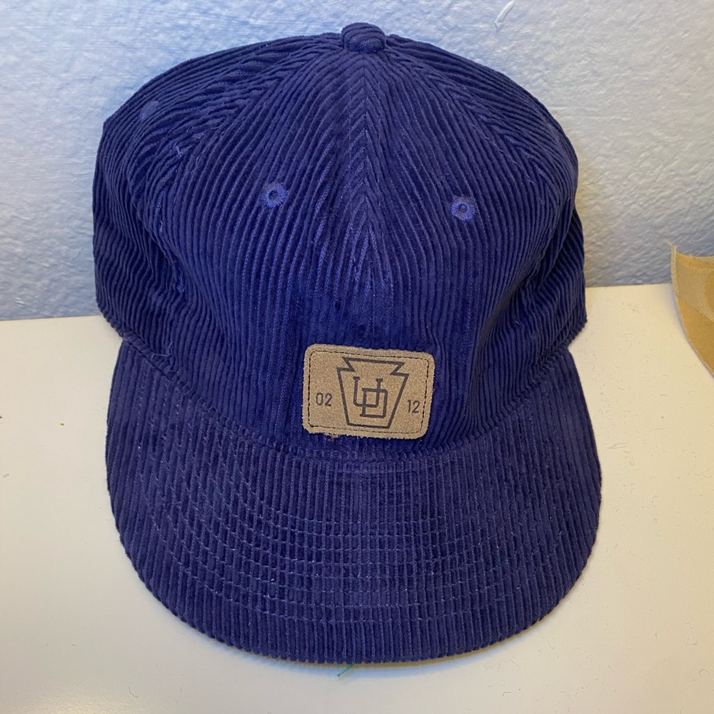 Corduroy blue custom Ebbets field flannel ballcap